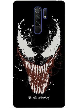 Силіконовий бампер чохол для xiaomi redmi 9 з малюнком веном