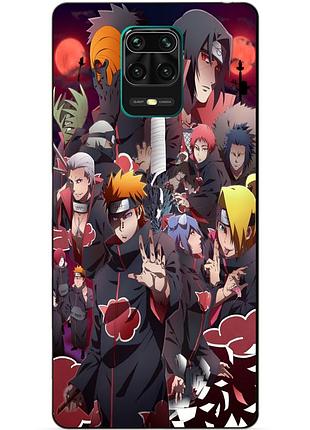 Силіконовий бампер чохол для xiaomi redmi note 9s/note 9 pro з малюнком аніме наруто