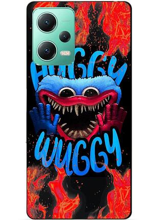 Силиконовый чехол бампер для xiaomi redmi note 12 5g с рисунком хагги вагги huggy wuggy
