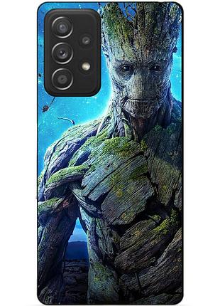 Чехол силиконовый бампер для samsung a32 с рисунком грут groot стражи галактики
