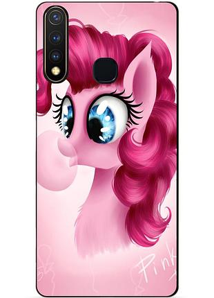 Силиконовый бампер чехол для vivo y19 с рисунком пони пинки пай