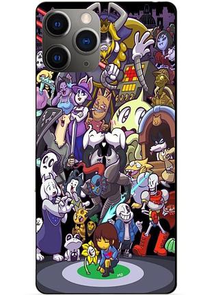 Силіконовий чохол бампер для iphone 11 pro з малюнком undertale андертейл
