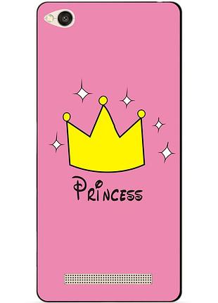 Бампер силіконовий чохол для xiaomi redmi 4a з малюнком princess