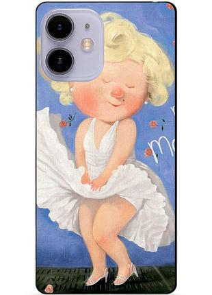 Силиконовый чехол бампер для iphone 11 с рисунком мэрилин монро гапчинская marilyn monroe
