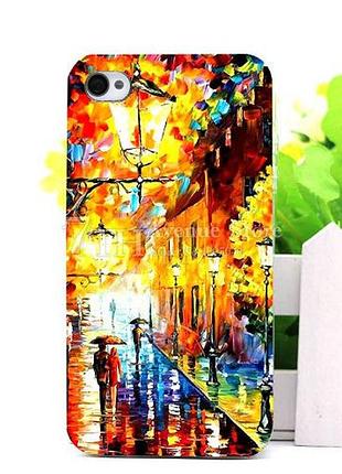 Бампер силиконовый чехол для iphone 4/4s с рисунком дед 5