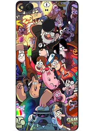 Силіконовий бампер чохол для xiaomi redmi 4x з малюнком gravity falls