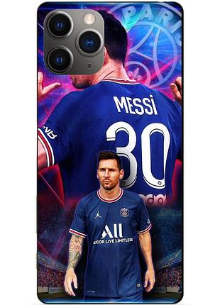 Силиконовый чехол бампер для iphone 11 pro с рисунком месси псж messi