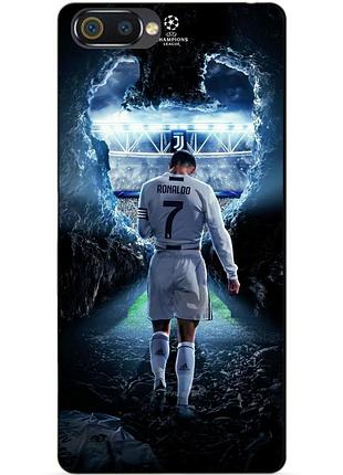 Силіконовий чохол бампер для realme c2 з малюнком ronaldo