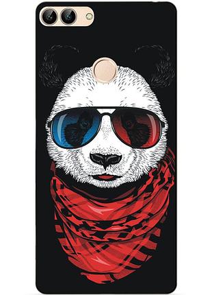 Силіконовий бампер чохол для huawei p smart з малюнком панда