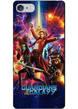 Силиконовый чехол бампер для iphone 6 plus с картинкой стражи галактики guardians of the galaxy