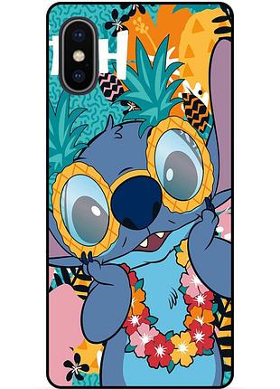 Силіконовий бампер чохол для iphone xr з малюнком стіч stitch