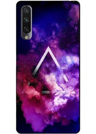 Бампер силіконовий чохол для xiaomi mi a3 з малюнком трикутник