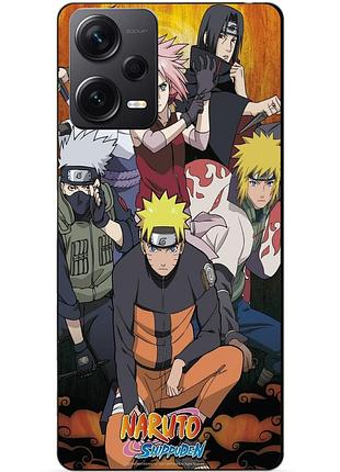 Силіконовий бампер чохол для xiaomi redmi note 12 pro plus з малюнком naruto аніме наруто