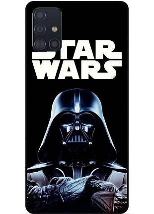 Силіконовий бампер чохол для samsung a71 з малюнком star wars зоряні війни дарт вейдер