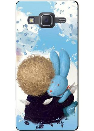 Бампер силиконовый чехол для samsung j7 galaxy j700 с рисунком любимый зайка гапчинская