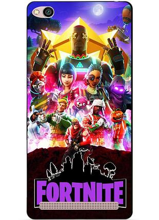 Силіконовий бампер чохол для xiaomi redmi 5a з малюнком fortnite фортнайт
