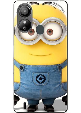 Силіконовий чохол бампер для zte blade l220 з малюнком міньйон стюарт minion