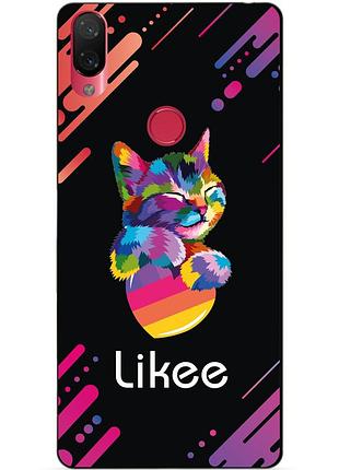 Силиконовый бампер чехол для xiaomi mi a2 lite с рисунком likee
