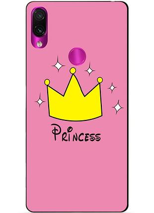 Чохол силіконовий для xiaomi redmi 7 з малюнком princess