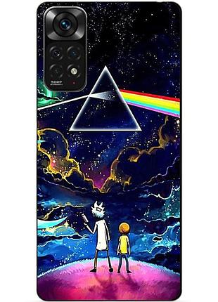 Силіконовий бампер чохол для xiaomi redmi note 11 pro з малюнком rick and morty рік і морті