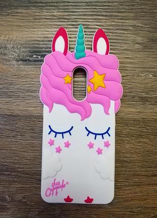 Объемный 3d силиконовый чехол для xiaomi redmi 5 pony unicorn