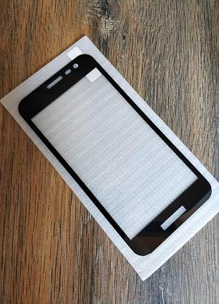 Защитное стекло full glue для samsung j2 core j260 черное 5d
