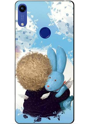 Бампер силиконовый чехол для huawei honor 8a с рисунком любимый зайка гапчинская