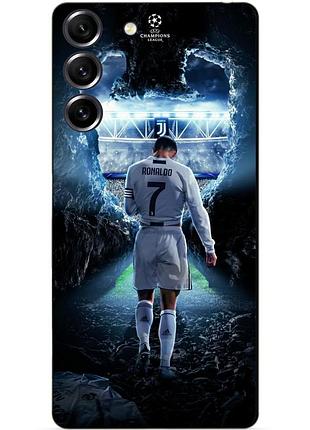 Силіконовий чохол бампер для samsung s21 fe з малюнком ronaldo роналдо