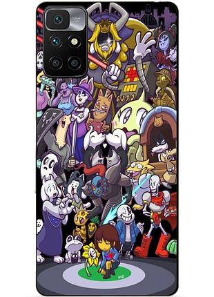 Силіконовий бампер чохол для xiaomi redmi 10 з малюнком undertale андертейл