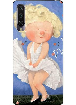 Бампер силіконовий чохол для xiaomi mi a3 з малюнком монро гапчинська