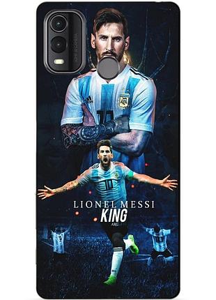 Силіконовий чохол бампер для nokia g11 plus з малюнком messi or мессі