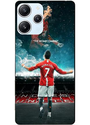 Силиконовый бампер чехол для xiaomi redmi 12 рисунок роналдо мю ronaldo