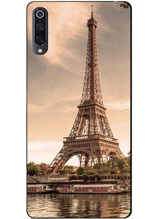 Чехол силиконовый для xiaomi mi 9 с рисунком париж