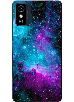 Силіконовий бампер чохол для zte blade l9 з картинкою галактика