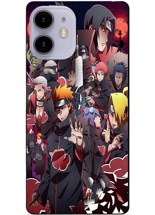 Силиконовый чехол бампер для iphone 11 с рисунком наруто naruto аниме