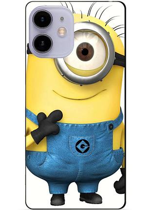 Силіконовий чохол бампер для iphone 11 з малюнком міньйон кевін minion