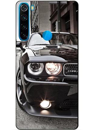 Чехол силиконовый для xiaomi redmi note 8 с рисунком мустанг