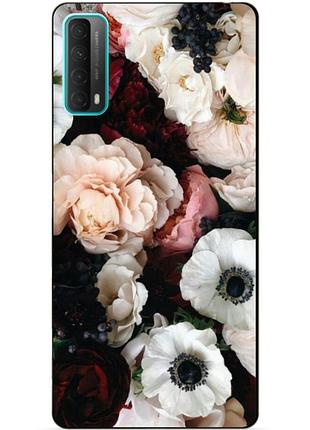 Силіконовий бампер чохол для huawei p smart 2021 з малюнком маки