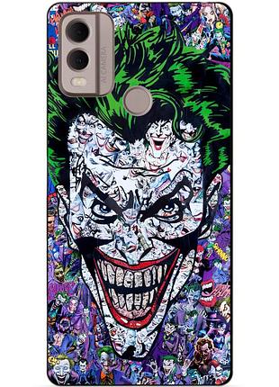 Силіконовий чохол бампер для nokia c22 з малюнком джокер joker