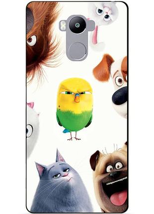 Бампер силіконовий чохол для xiaomi redmi 4 redmi 4 prime з малюнком таємна життя домашніх тварин