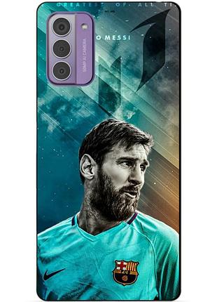 Силіконовий чохол бампер для nokia g42 з малюнком leo messi мессі