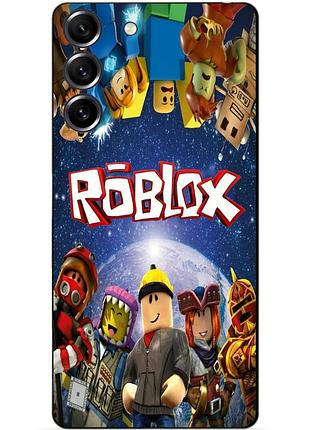 Силіконовий чохол бампер для samsung s23 plus з малюнком роблокс roblox