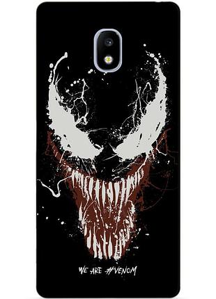 Силіконовий чохол бампер для samsung j330 galaxy j3 2017 року з малюнком веном
