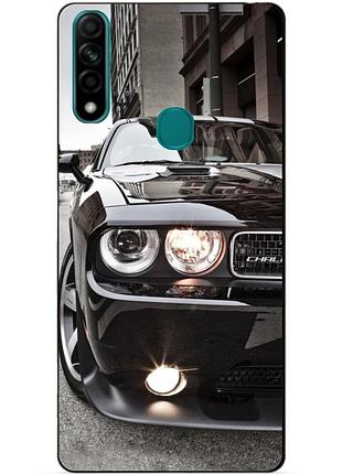 Силиконовый бампер чехол для oppo a31 с рисунком dodge