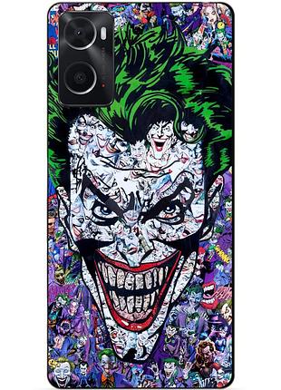 Силіконовий бампер чохол для oppo a76/a96 з малюнком джокер