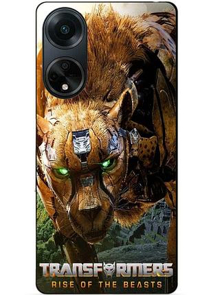 Силіконовий бампер чохол для oppo a98 з малюнком читор трансформери зверобати transformers