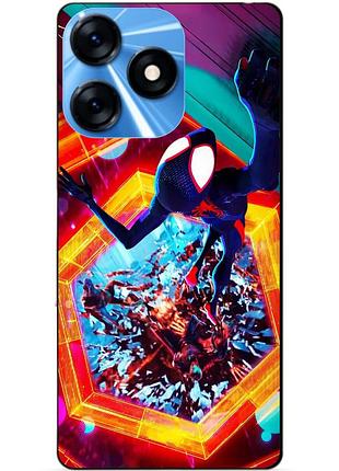 Силіконовий чохол бампер для tecno spark 10 з малюнком людина-павук spider man