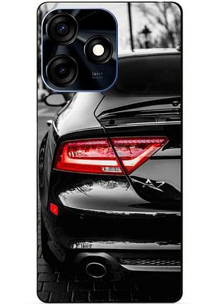Силиконовый чехол бампер для tecno spark 10c с рисунком audi ауди машина авто