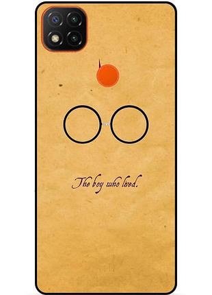 Чохол силіконовий бампер для xiaomi redmi 9c з малюнком гаррі поттер harry potter окуляри