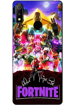 Силіконовий чохол бампер для realme 3 з малюнком fortnite